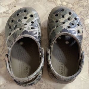 Camo Crocs - Toddler size 7